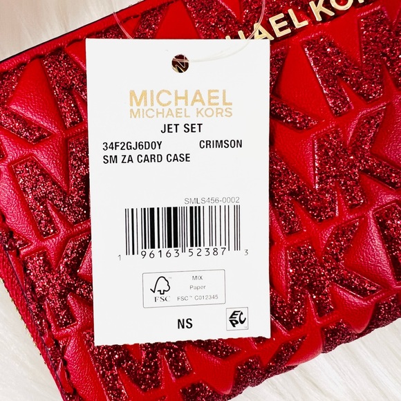 Michael Kors Jet Set Small Zip Around Card Case Wallet - Picture 10 of 14